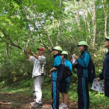 秋田八幡平の森の癒しを地元の中学生たちが学んだっす